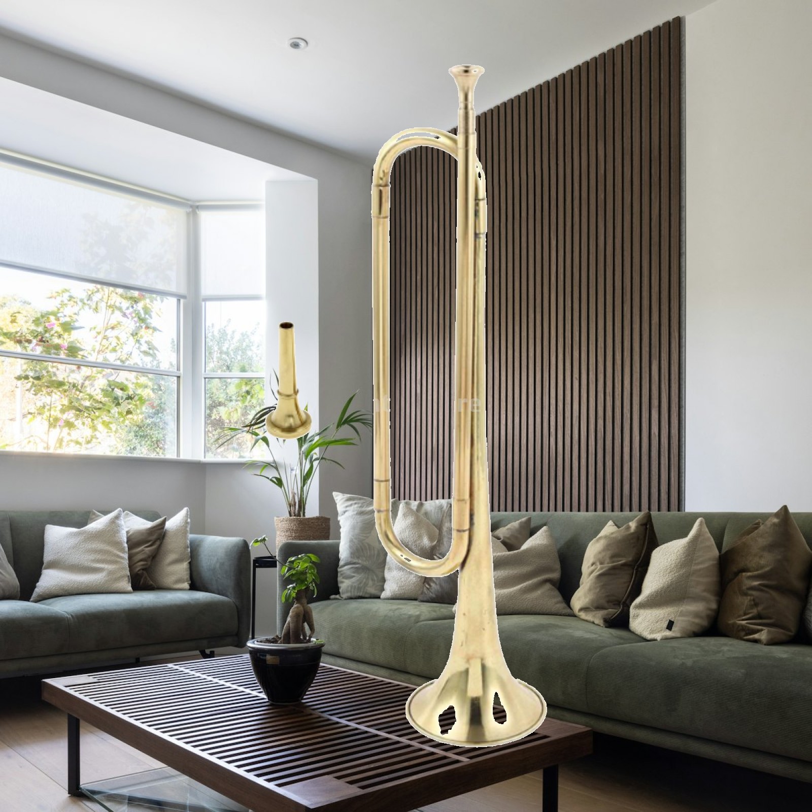Musical Instrument Bugle - Trompette en laiton, instrument de musique,